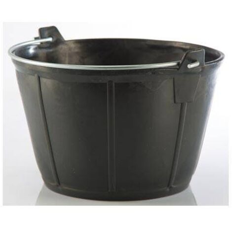 PLASVIDAVI caldereta 11l negra asa metal , Caldereta 11L negra Plástico negro con asa metálica Tamaño: 320x320x200 mm.