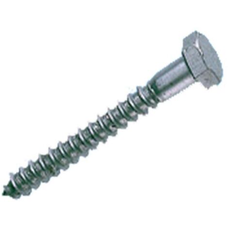 TORNILLO TIRAFONDO CABEZA HEXAGONAL 6X 80 BARRAQUERO DIN 571
