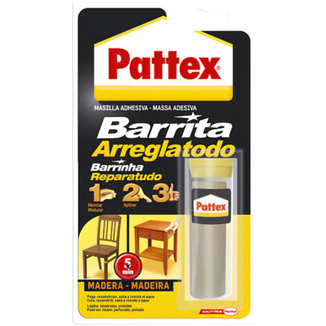 Masilla Madera Adhesiva 48 Gr Barrita Arreglatodo Pattex