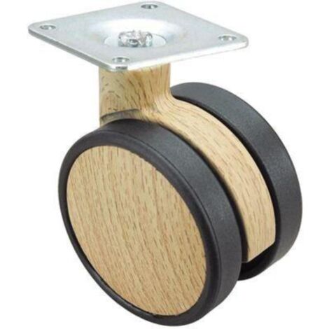 RUEDAS ALEX rueda giratora placa 10dkm50 nylon-madera haya , Descripción
Nuestra gama de ruedas de decoración de la serie DKM con aro de nylon y acabado haya está recomendada para el sector mobiliario