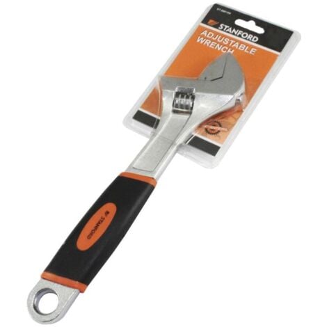 STANFORD llave ajustable 6 acero cromo vanadio , Llave Inglesa ajustable 6 pulgadas Esta es una llave que puede resolver casi todos los problemas de torsiónPuede realizar e