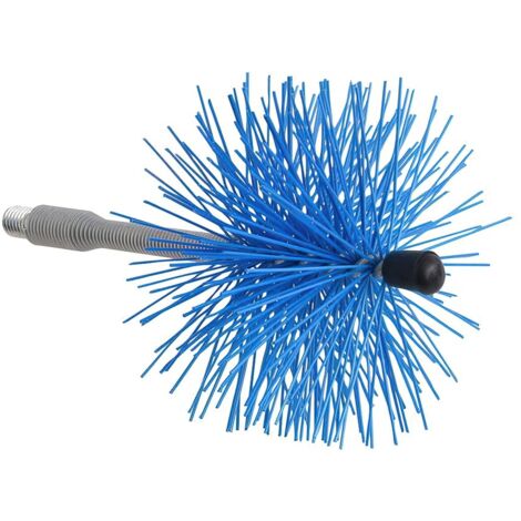 WOLFPACK LINEA PROFESIONAL deshollinador cepillo nylon eje flexible 100 mm.