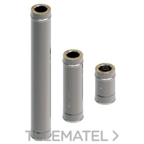 ROS tubo doble pared 1000100 2700021 ros , Tubo Doble Pared 1000X100 2700021 de la marca Ros Chimney.
