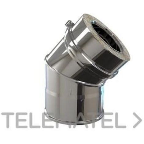 ROS codo 45º 150 doble pared 2700163 ros , Codo 45º 150 Doble Pared 2700163 de la marca Ros Chimney.