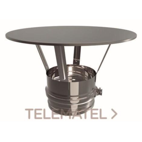 ROS sombrerete antilluvia 250 simple p. 2700369 ros , Sombrerete Antilluvia 250 Simple Pared 2700369 de la marca Ros Chimney.