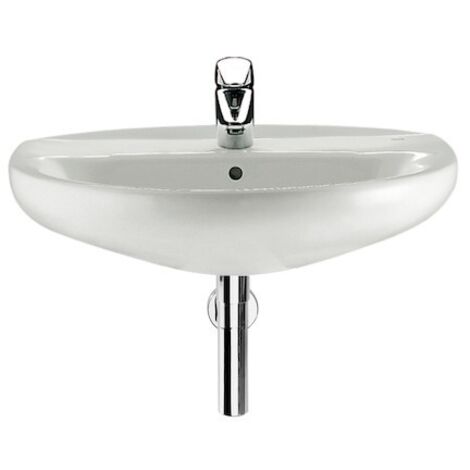 Lavabo de porcelana mural VICTORIA - ROCA Longitud: 56 mm