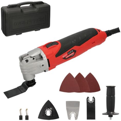 Herramienta Multifunción Oscilante 300W con Accesorios, 23000 RPM