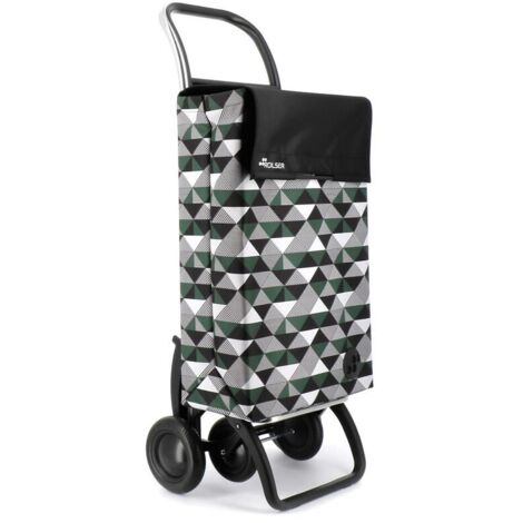 ROLSER carro compra classic sahara 4.2 kaki , Carro Classic Sahara 4.2 Kaki2 ruedas para llevar detrás cuando está vacío4 ruedas para empujar hacia delante cuando está llen (1/5)