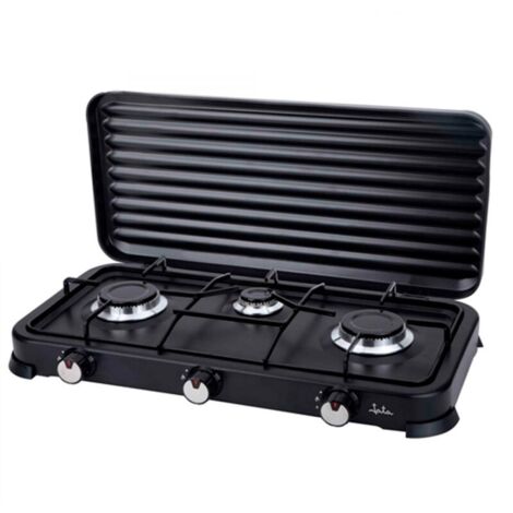Hornillo de cocina 3 Quemadores JATA JECG2703 Negro (1/7)