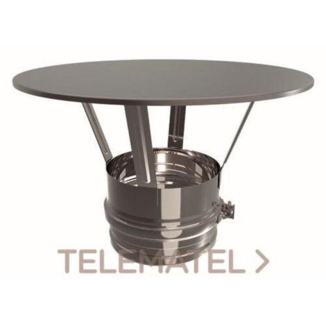 ROS sombrerete antilluvia 130 simple p. 2700132 ros , Sombrerete Antilluvia 130 Simple Pared 2700132 de la marca Ros Chimney.