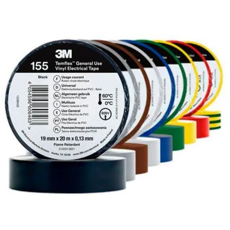 3M cinta aislante temflex rojo 3m 19mmx20m , 0UNIDADES , 3M cinta aislante temflex rojo 3m 19mmx20m , 0UNIDADES