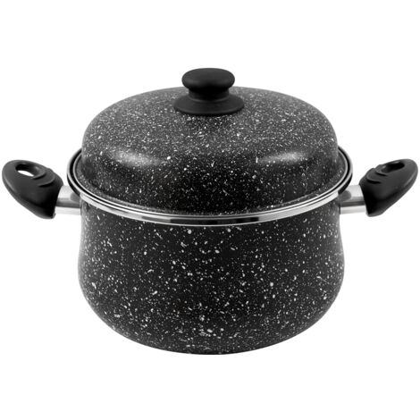 MAGEFESA olla esmalte c/tapa jordan 28 cm , Olla esmalte con tapa Jordan 28 cmFabricada en acero vitrificado de alta calidadApta para todo tipo de fuegosFabricación nac (1/4)