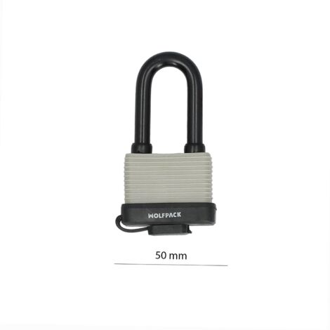 Candado Grande Candado De Seguridad Viro Rectangular Con Arco Corto/largo (50 Mm Candado AMIG Llave Doble Cierre 90mm