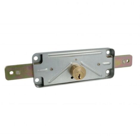 AMIG cerradura 642-15 acero zinc. , Cerradura metálica Mod. 642 para cierre de persiana. - Longitud de cilindro: 15 mm. - Llave en bruto modelo 4642 Incluye 3 llaves de serreta (1/5)