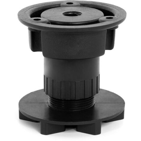 pata cocina modelo mini-larry altura regulable 59-75 acabado negro (1/3)