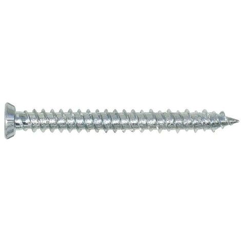 tornillo hormigón. acero. zincado brillante. diámetro 7,5 tor.hormigon 7.5-52mm ( color:000000 100)