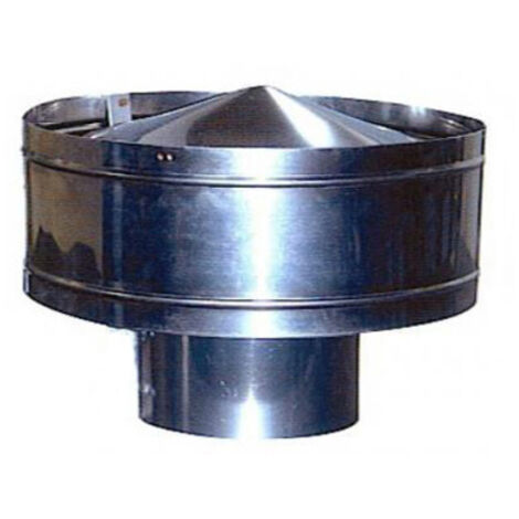 estufa sombrerete terminal antirrevocante galvaniz ø 110 ag110
