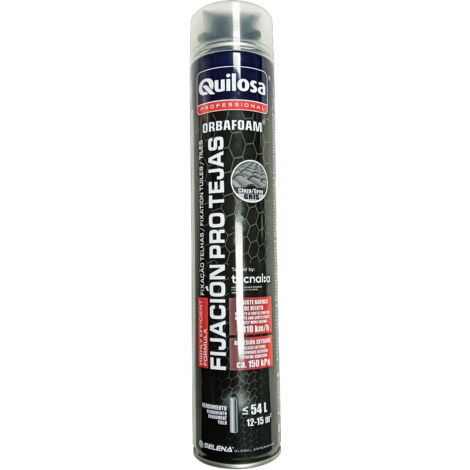 QUILOSA espuma poliuretano teja pistola gris 750cc , 0UNIDADES