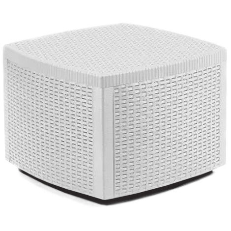 MESA BAJA NAXOS 53x53x40 CM BLANCA