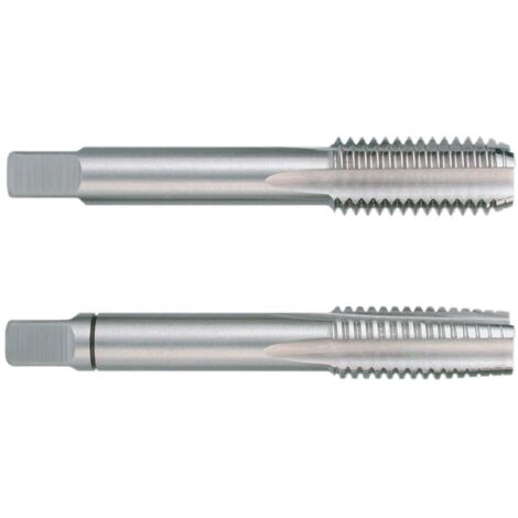 Juego de 2 machos para roscar a mano G DIN 5157 HSS rectificados con rosca G 1/4  Ruko 236014