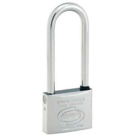 Candado de llave CORBIN Euromarine 4 mm 25 mm Arco Acero Inoxidable Latón (1/2)