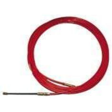 Pasacables de Acero y Nylon ATM Rojo10m10m Rojo 4mm