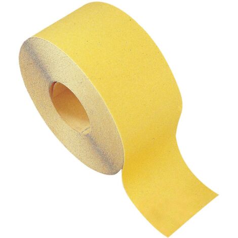 Papel de lija Calflex Rollo 25 m Óxido de aluminio Amarillo