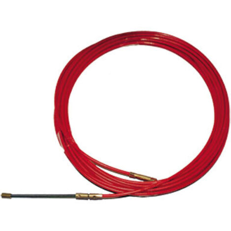 Pasacables de Acero y Nylon ATM Rojo25m25m Rojo 4mm