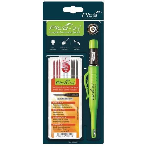 pica-30407-packs de marcador 3030 pica-dry  y estuche de 8 minas 4070