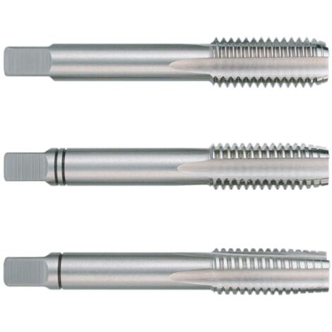 Juego de 3 machos para roscar a mano M DIN 352 HSS rectificados, rosca M14 Ruko 230140