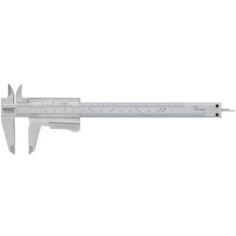 VOGEL CALIBRE PIE DE REY MONOBLOC DIN 862 MEDIDAS 150 mm Bloqueo de Pulsador