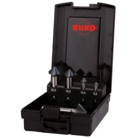 ruko-102891pro-juego de 5 avellanadores cónicos ultimatecut 4s hss runatec