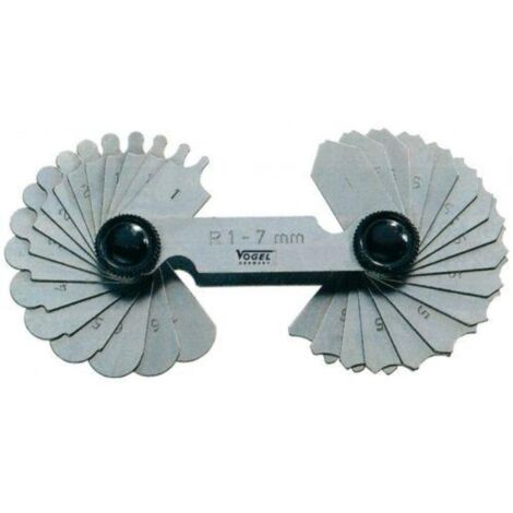 VOGEL vogel-472105-juego galgas para radios templado, 17 láminas