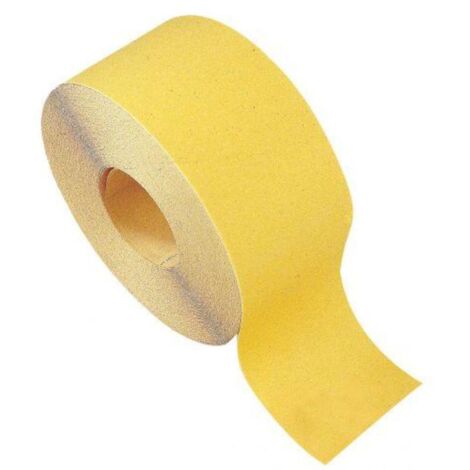 calflex-kfp/gold120/25.40-rollos papel lija xd3xido de aluminio amarillo (120 mm x gr.40)