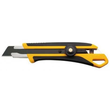 OLFA L-7 CUTTER CON BLOQUEO MANUAL Y CUCHILLA EXCEL BLACK DE 18 MM