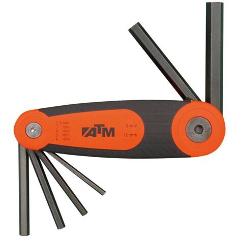Juego de Llaves Allen ATM Hexagonal 2,5 mm 6 Piezas (1/2)