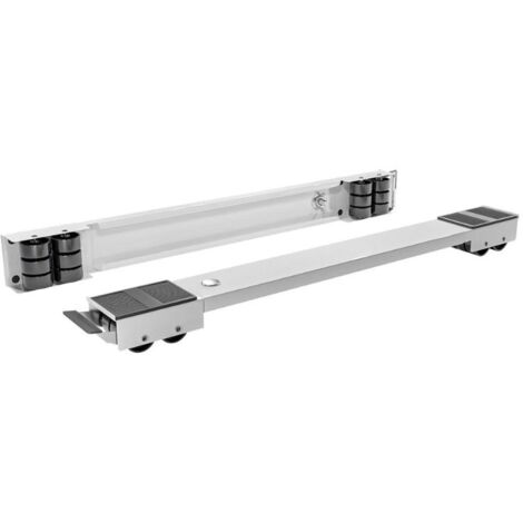 AMIG soporte rodante extensible 2700 blanco d , Soporte rodante extensible Mod 2700 Amig Soporte rodante extensible con doble hilera de ruedas, freno y material antideslizante&lt (1/4)