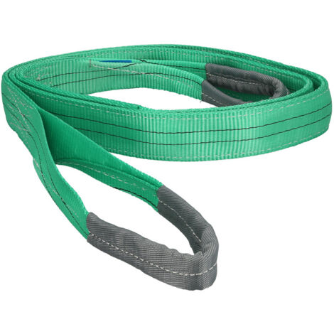 Eslinga Plana Doble Banda 2.000 Kg. 5 Metros Color Verde