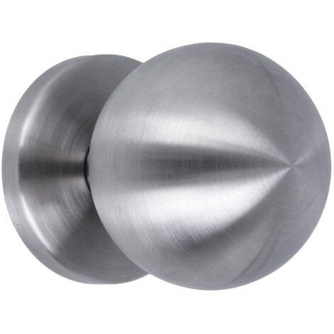 AMIG pomo 56 acero inox 18/8 , Pomo para puerta de entrada Mod 56 Amig Pomo hueco de acero inoxidable 18/8 para puertas Para puertas de máximo 70 mm de grosor Incluye t