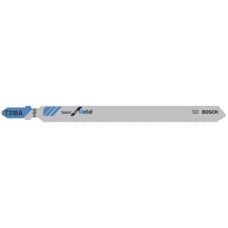 bosch hoja sierra calar t318a 5x132 l hss metal 3 u 2608638698