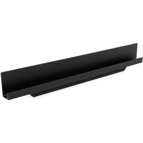tirador aluminio para embutir modelo jey l147-l3000mm acabado negro mate largo long. 247mm.