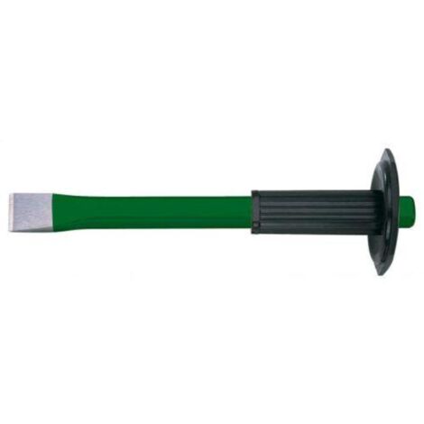 ATM PERCUSIÓN 341300V ESCARPA DE ALBAÑIL CON EMPUÑADURA DE SEGURIDAD SERIE VERDE (300X26 MM ) BOCA (mm) 26
