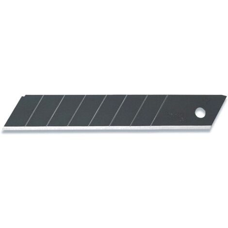 OLFA olfa-lbb-50-pack de 50 cuchillas troceables 18 mm negras
