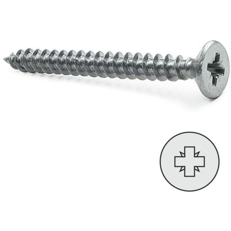 DUVER tornillo madera cabeza plana pozidriv 4-25 +++ (caja 1000)