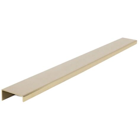 tirador aluminio modelo way acabados laton oscuro, negro mate, anodizado mate acabado laton oscuro dist. agujero dist. 320mm.