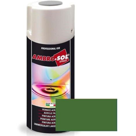 spray acrílico en aerosol. acrílica. brillo. verde hierba ral 6010. 400 ml - ambrosol