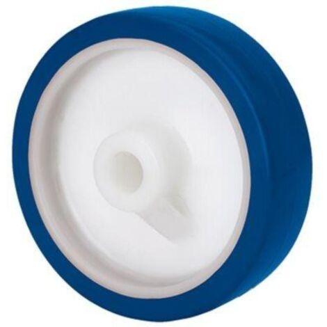 rueda poar150-20-60 poliamix blanc.y banda poliur.azul(coj.rod.inox) (1/2)