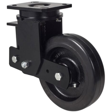 rueda giratora placa(ancha)10hlsba250-hgb suspension goma negra natural bolas (1/2)