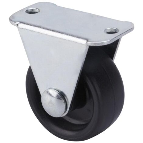 RUEDAS ALEX rueda fija  415-030-2 poliamix negro eje liso , Descripción

Ruedas de polipropileno especialmente indicada para soportar cargas hasta 30 Kg.
Se aplica en expositores, muebles, percheros, 