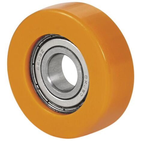 rodamiento bolas recubierto poliur.vulcanizado naranja grb50-12-20